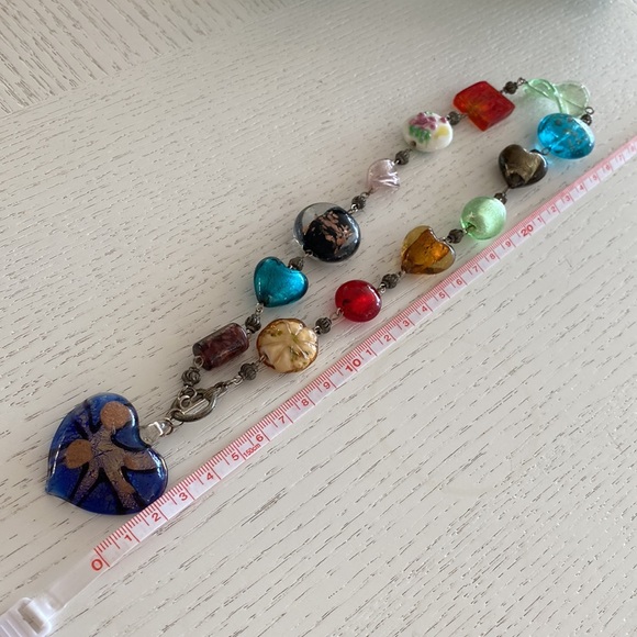 🌼 Vintage - Glass Bead Necklace 🌼 - Picture 3 of 5